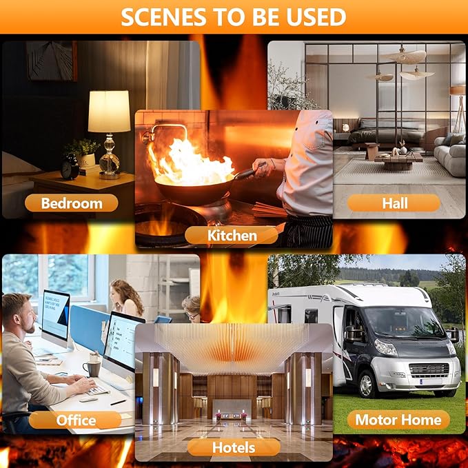 Carbon Monoxide Detectors, Portable Carbon Monoxide Detector, Plug in Wall - Image 2