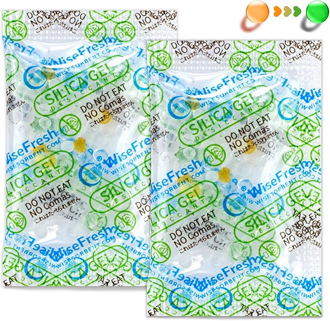 Silica Gel Packs, 1 Gram Dessicant Packets, Color Indicating Silica Packets - Image 2