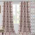 H.VERSAILTEX Blackout Curtains Printed Design 108 Inch Length 2 Panels Set by HVERSAILTEX