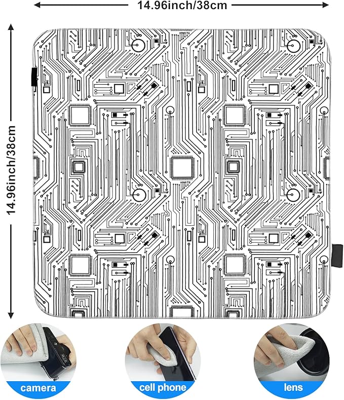 15 in Camera Wrap with Pouch, Lens Protective Wrap, Anti-scratch Anti-dust - Image 2