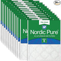 Nordic Pure 16x24x1 Poly Green MERV 6 AC Furnace Air Filters – Reduces Dust by NordicPure