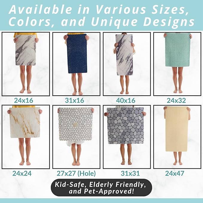 Enkosi Loofah Non-Slip Shower Mat - Image 5