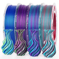 AMOLEN Silk PLA 3D Printer Filament Bundle, Shiny Dual Color PLA Filament by AMOLEN