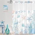 Extra Long No Hook Shower Curtain by TWLSNCD