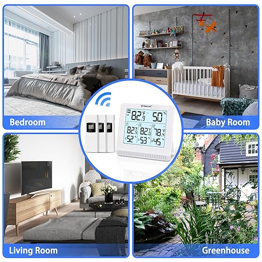 Geevon Indoor Outdoor Thermometer Wireless - Image 9