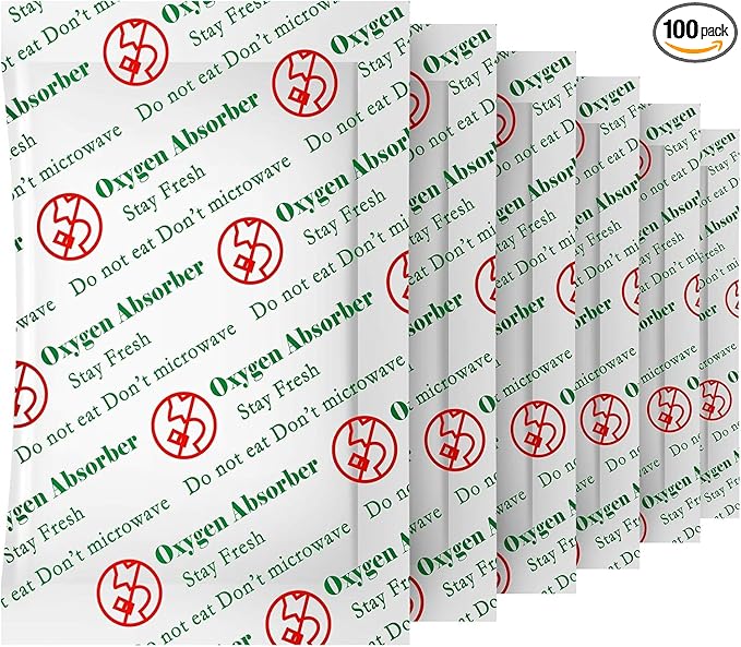 MakMeFre 200CC Food Grade Oxygen Absorbers Packets by MakMeFreDirect