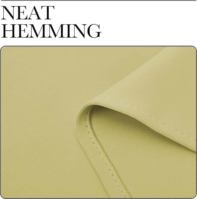 NICETOWN Blackout Curtains for RV Windows, Paler Yellow, 2 Panels, Room - Image 6