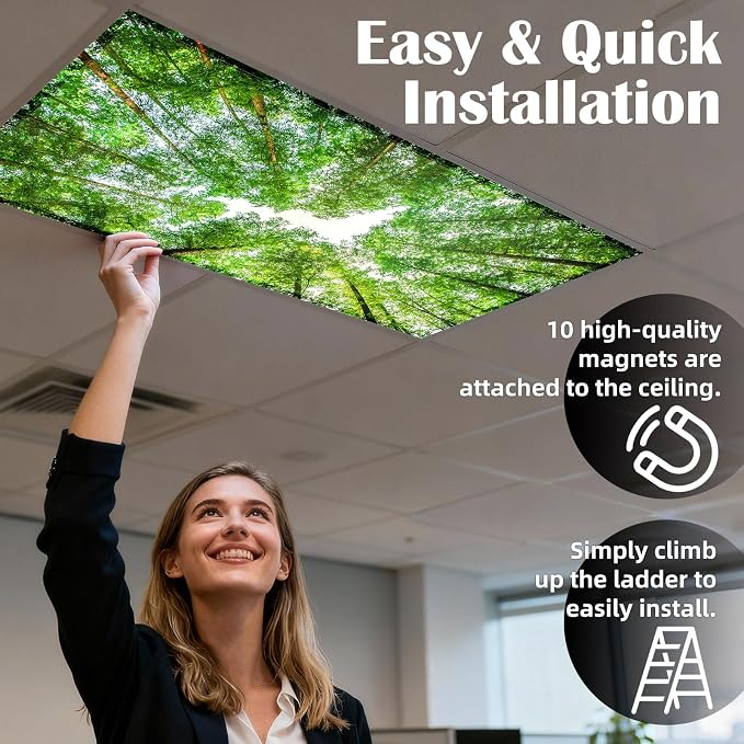 ANGSYLTH 4 Pcs Fluorescent Light Covers - Image 4
