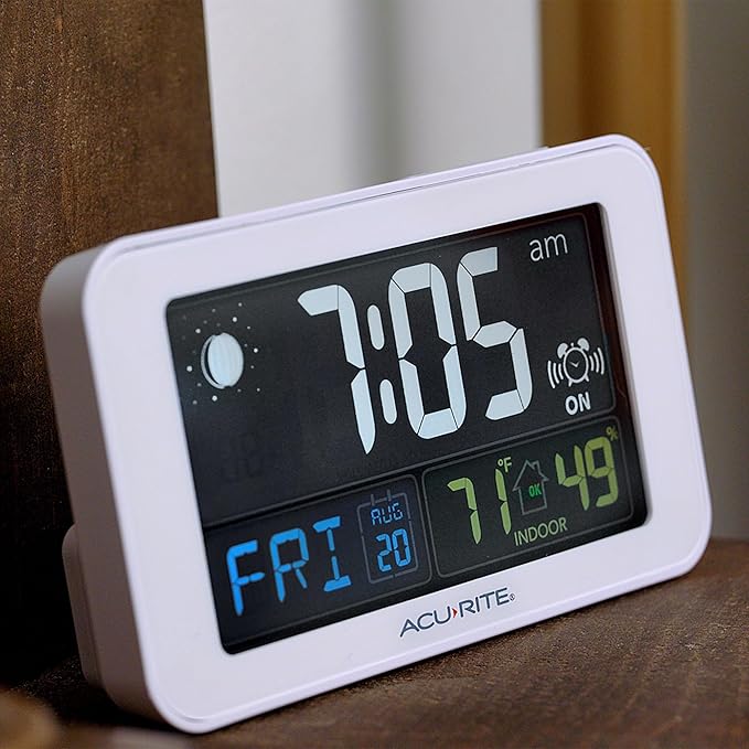 AcuRite Intelli-Time Digital Alarm Clock - Image 4