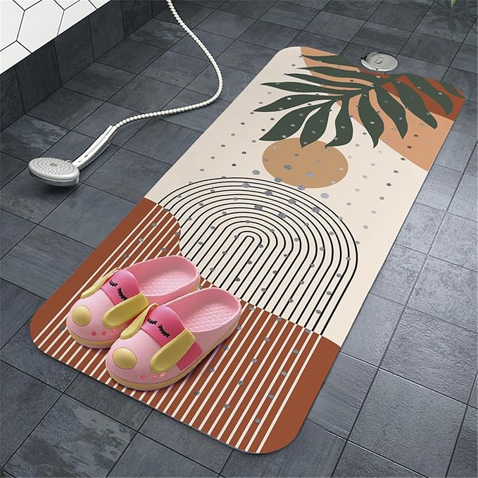 Rainbow Bathtub Mat Non Slip, Boho Baby Bath Mat - Image 8