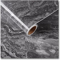 CRE8TIVE Dark Grey Silver Marble Contact Paper Waterproof 12"x354" Slate Marble by CRE8TIVE