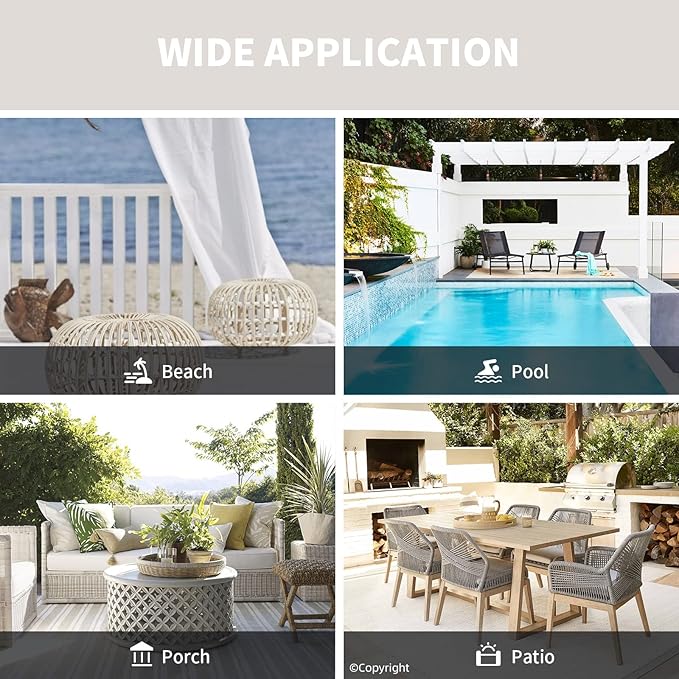 Waterproof Outdoor Curtain W52 x L63 - Image 8