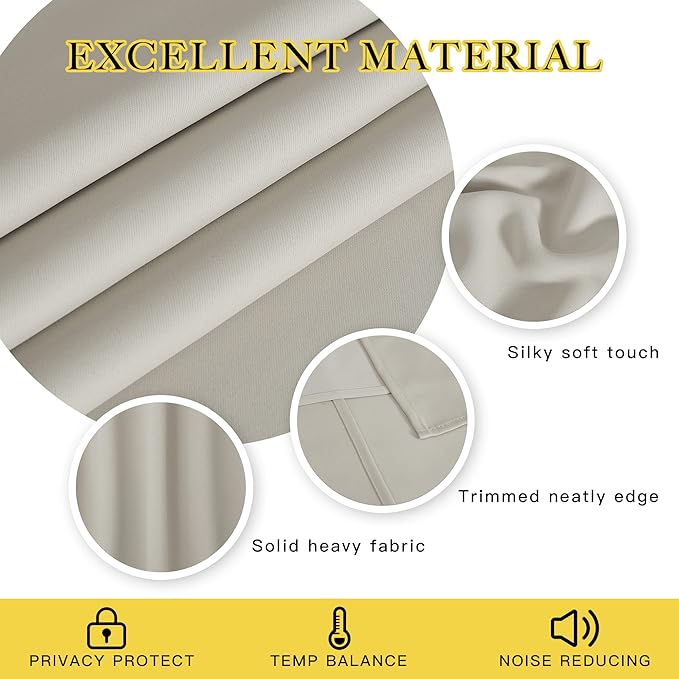 NICETOWN Blackout Curtain for Patio Sliding Door - Image 4
