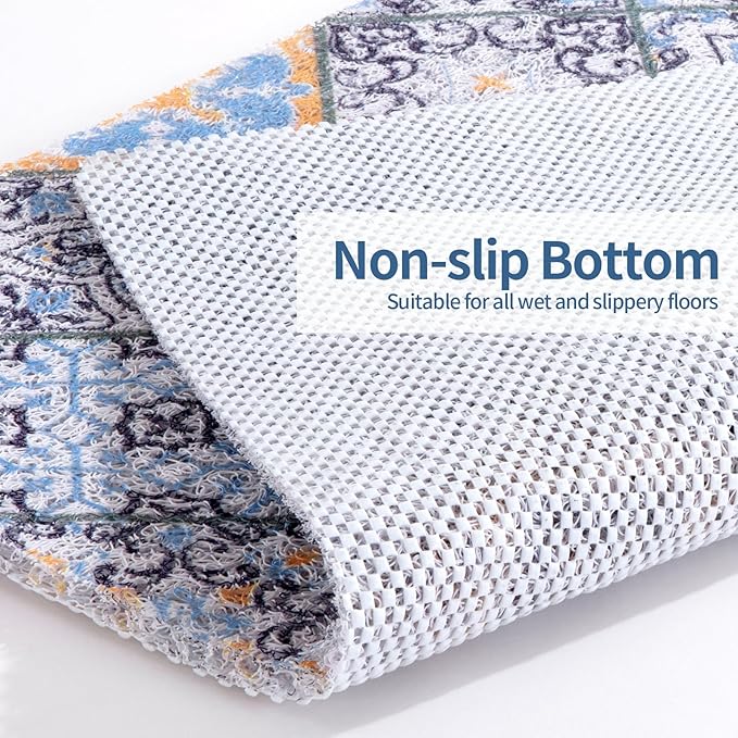 HOMBYS Square Shower Mat Non Slip 27x27 in, Shower Mat - Image 4