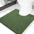 Smiry Luxury Chenille Toilet Rugs U-Shaped 20x20, Soft Absorbent Non-Slip by Smiry