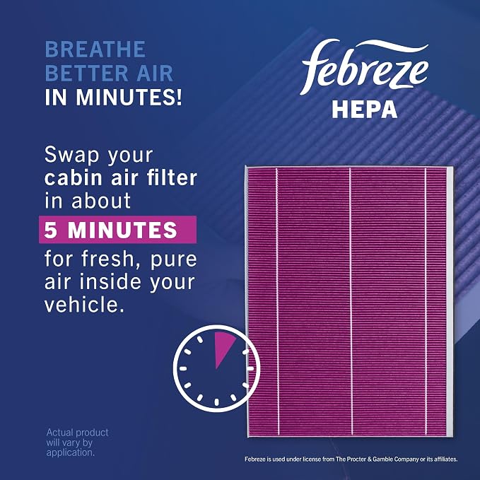 Febreze Odor Control HEPA Cabin Air Filter by PUREFLOW RZ19183H Fits 2014-2018 - Image 6