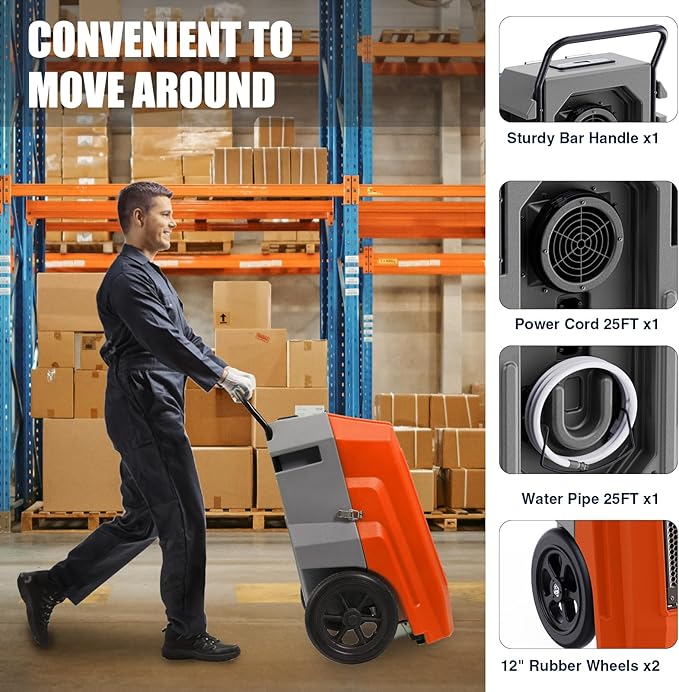 MOUNTO 180Pints LGR Industrial Dehumidifier - Image 5