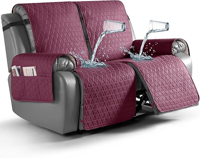 TAOCOCO 100% Waterproof Recliner Cover, Non-Slip Washable Reclining Couch Cover by TAOCOCO