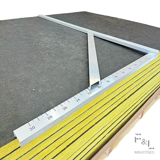 F&L Heavy-Duty Aluminum Square Duct Tool – Precision 90° Angle Cutting Guide - Image 9
