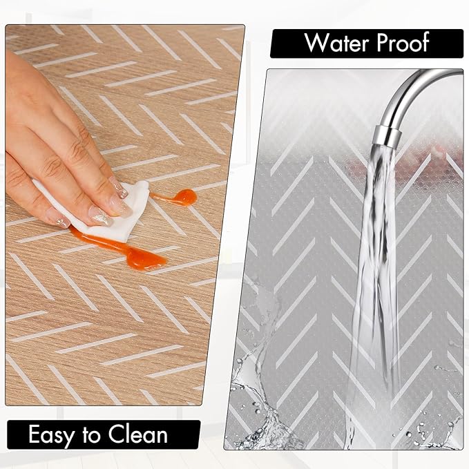 Cooyes Shelf and Drawer Liner for Kitchen Cabinets – Non-Adhesive, Waterproof - Image 5