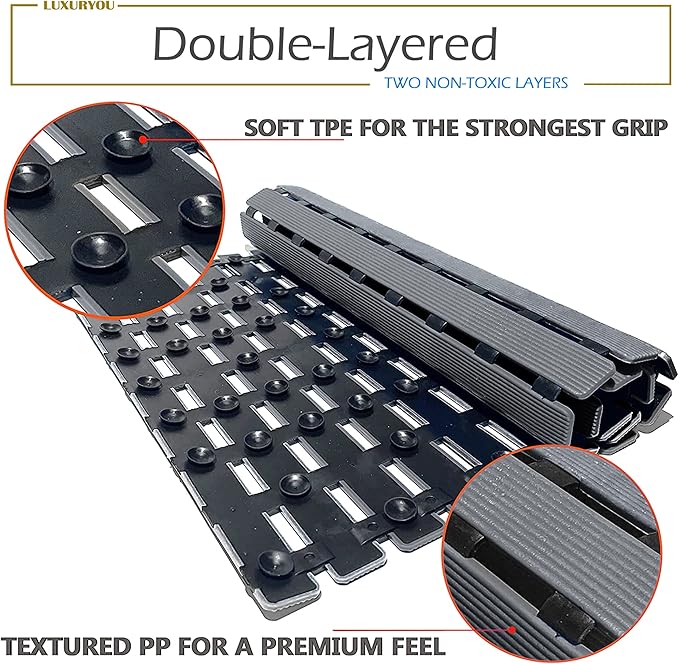 Non Slip Bathtub Mat | Double-Layered Shower Floor Mat - Image 2