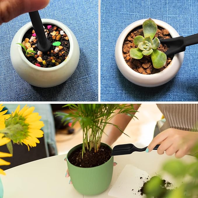 12 Pcs Succulent Tools Set Mini Transplanting Garden Tools Kit - Image 3