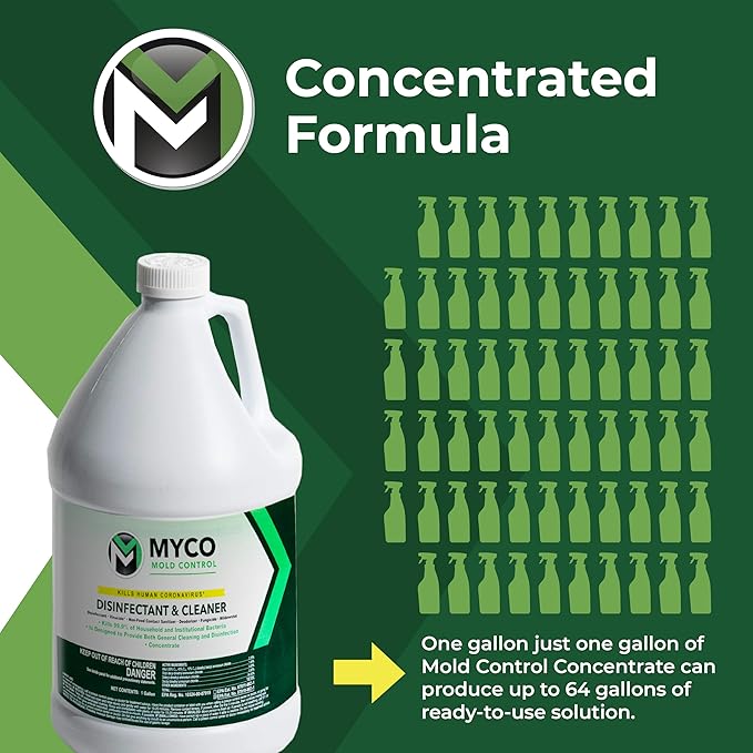 Myco Mold Control Concentrate – EPA-Registered Hospital Grade Disinfectant & - Image 3