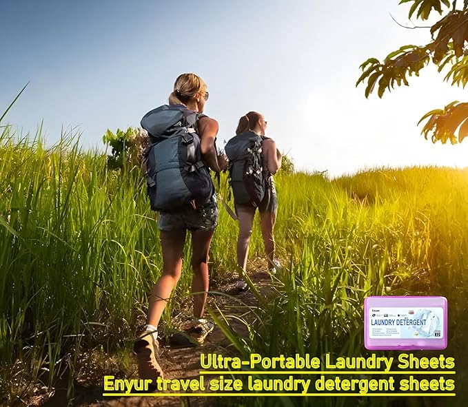 Laundry Detergent Sheets | Ultra-Portable | Travel Size | 32 Loads, 5-Second - Image 7
