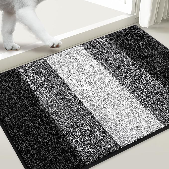 Smiry Dog Door Mat for Muddy Paws, Absorbs Moisture and Dirt, Low-Profile - Image 2