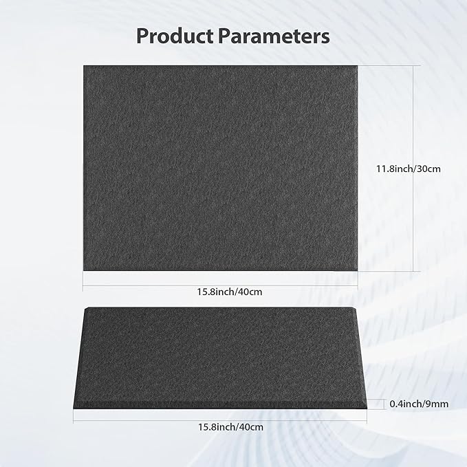 12 Pack Acoustic Panels Self Adhesive Sound Proof Foam, High Density Sound - Image 6