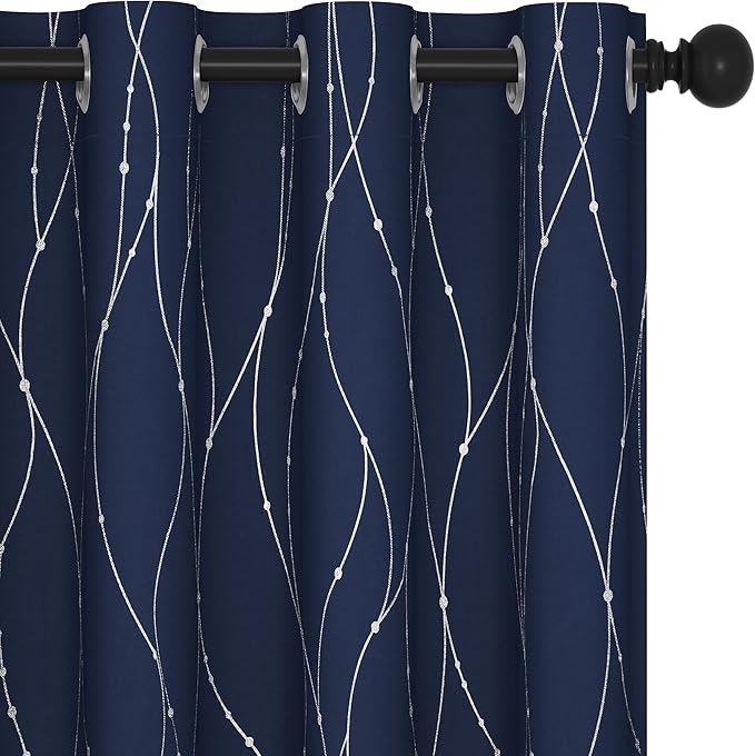 Deconovo Blackout Curtains for Living Room, Thermal Insulated Soundproof Drapes by Deconovo