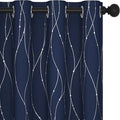 Deconovo Blackout Curtains, Thermal Insulated Noise‑Reducing Grommet Drapes by Deconovo