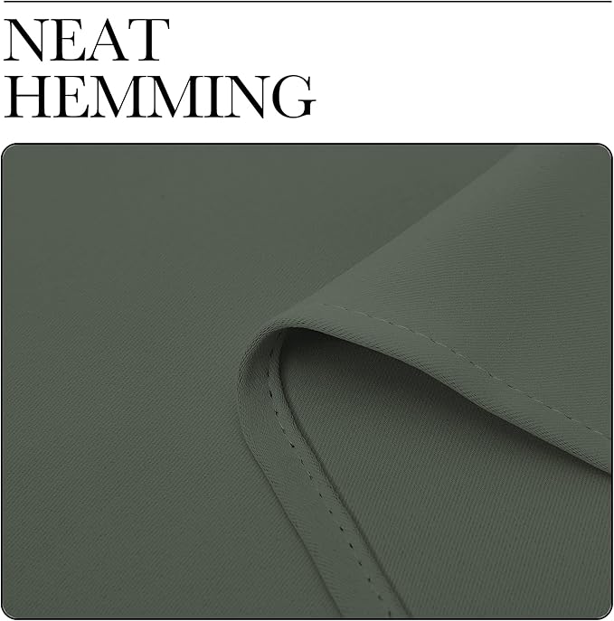NICETOWN Lower Noise Room Divider Curtain Screen Partitions, Dark Mallard - Image 6