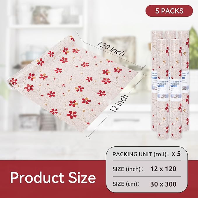 FIFTY FEET 12"x120" Non-Adhesive Shelf Liner - Image 5