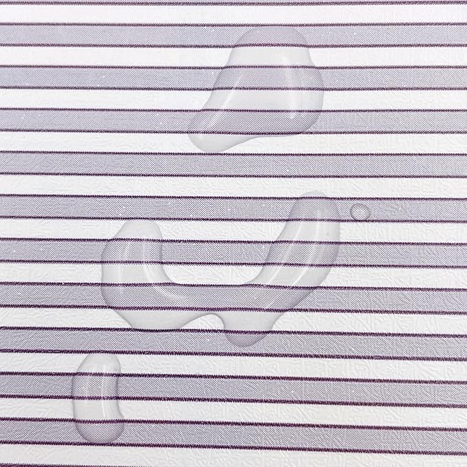 Yifely Blue White Stripes Shelf Liner Drawer Units Decor Sticker Self-Adhesive - Image 6