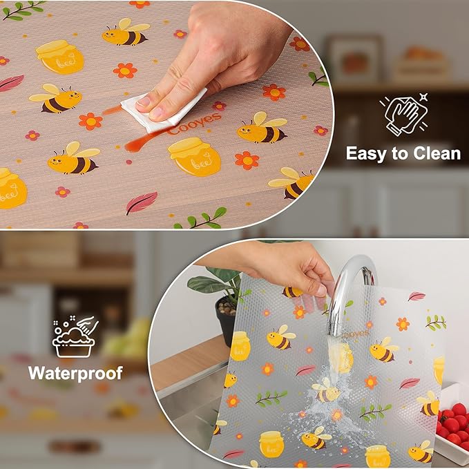 Cooyes Shelf Liner – Non-Slip Cabinet & Drawer Liner - Image 6