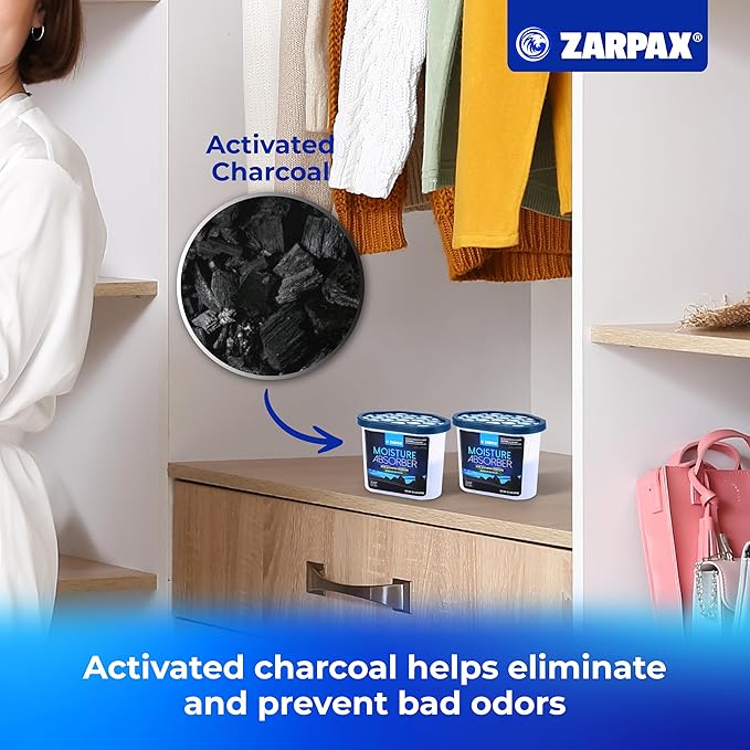 Moisture Absorber Activated Charcoal 10.5 oz/300g | Removes Moisture, Humidity - Image 5