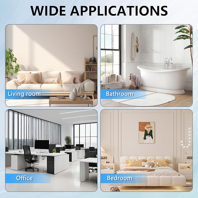 Bathroom Exhaust Fan White Ceiling Mount Ventilation Fan 150-160 CFM 1.2 Sones - Image 6