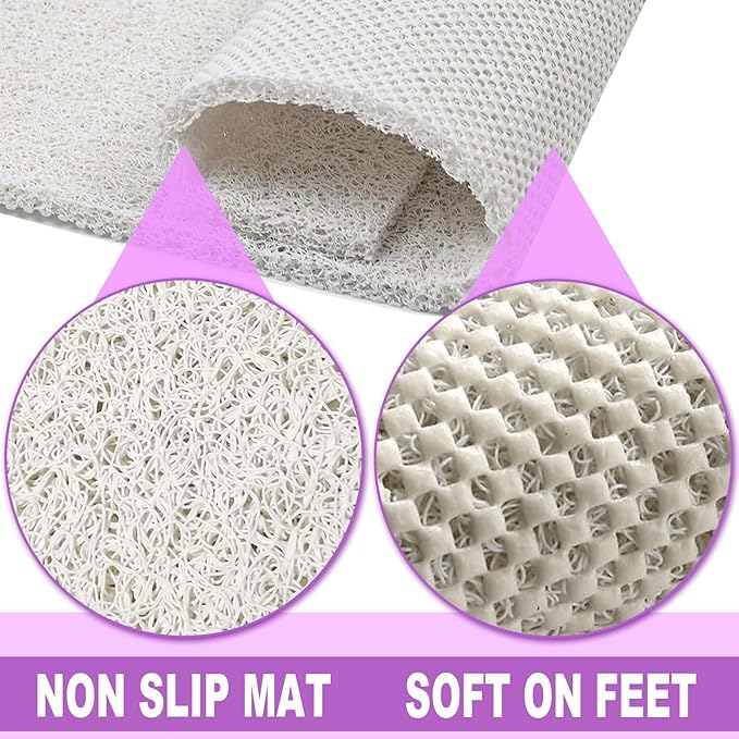 Shower Mats Non Slip, 16x36'' Long Bathtub Mat Non-Slip - Image 3