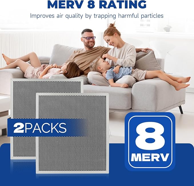 2-Packs 5881 Washable MERV 8 Dehumidifier Filter 12x14x1 Compatible - Image 6