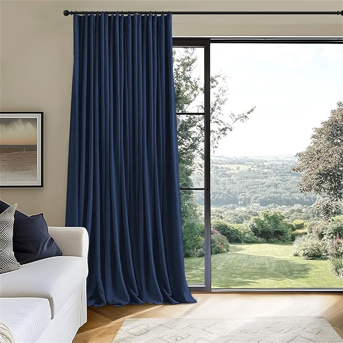 INOVADAY Thermal Sliding Door Curtains 100% Blackout Curtains - Image 2