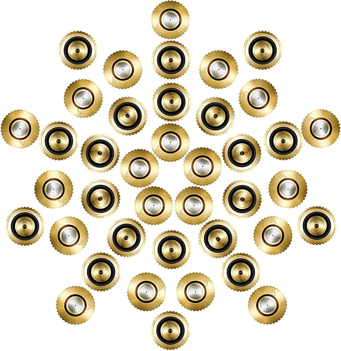 Hotop 40 Pieces Brass Misting Nozzle, Low Pressure Atomizing Mist Nozzle - Image 7