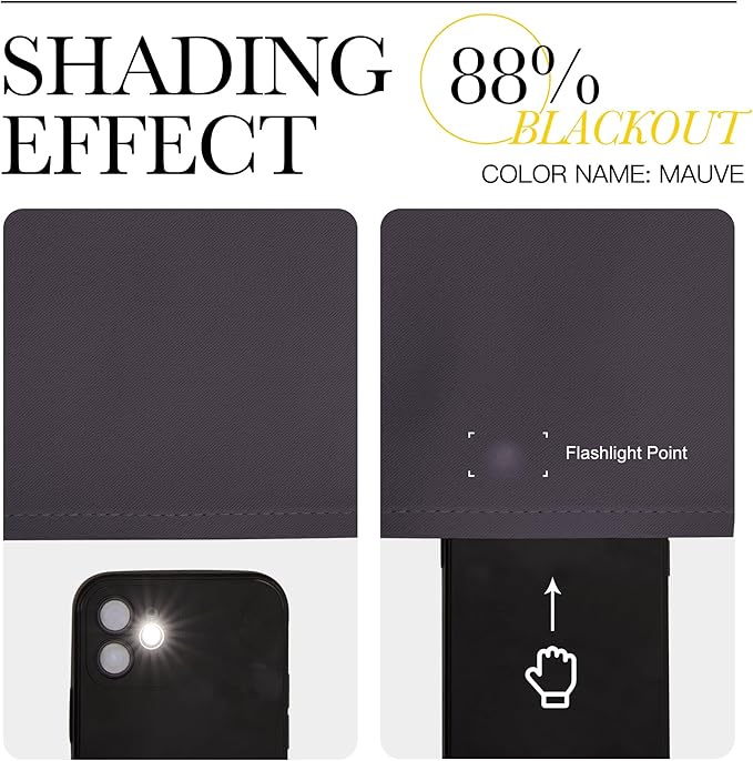 NICETOWN RV Blackout Curtains for Camper Windows, Kitchen Short Blackout - Image 4