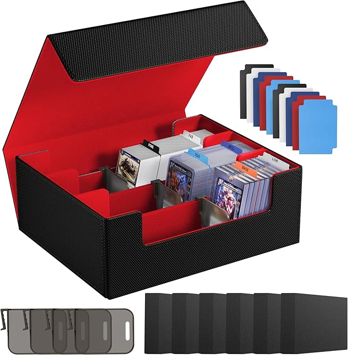 Card Storage Box For Trading Cards 1800+, Card Deck Box by Co-opting