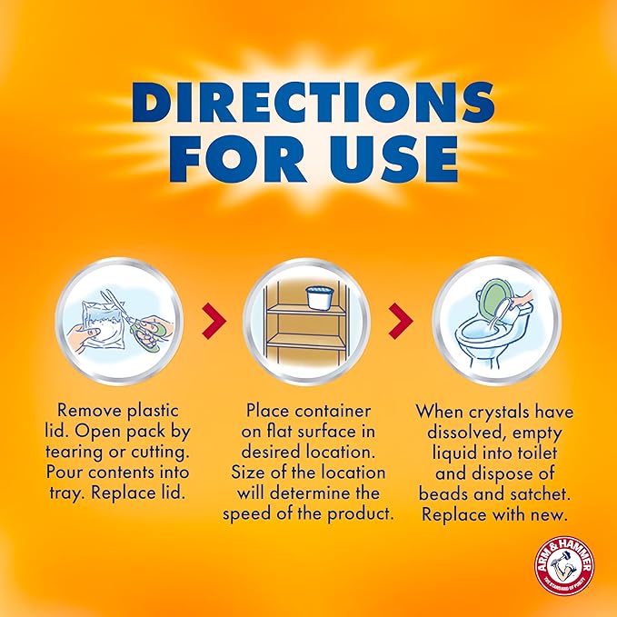 Arm & Hammer Clean Burst Moisture Absorber and Odor Eliminator Tubs, 14 oz. - Image 7