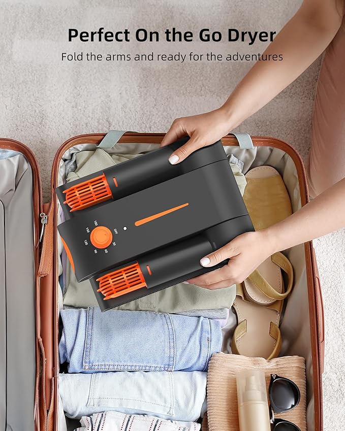Xasla Shoe Dryer, Boot Dryer for Work Boots, Forced-air Heating Gloves & - Image 7