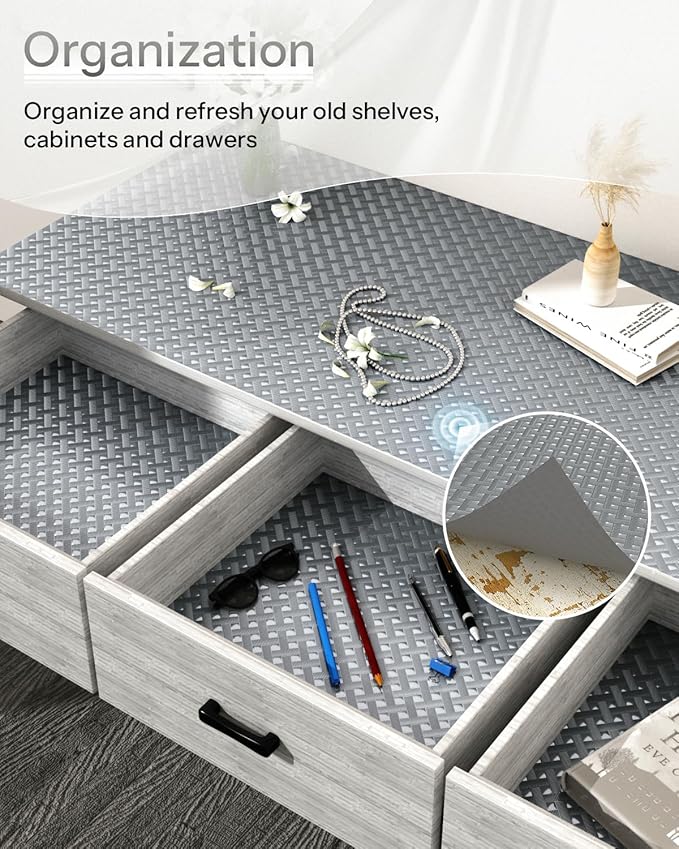 Shelf and Drawer Liner for Kitchen Cabinet, Non-Adhesive 12in x 360in - Image 5