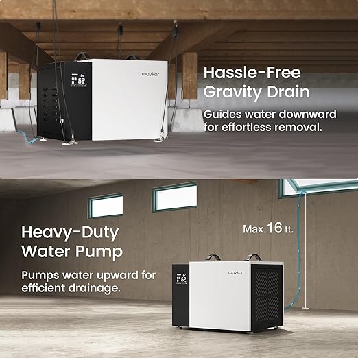 Waykar 158 Pint Commercial Dehumidifier - Image 4