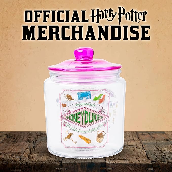 Silver Buffalo Harry Potter Hogsmeade Honeydukes Treats Glass Cookie Snack - Image 9
