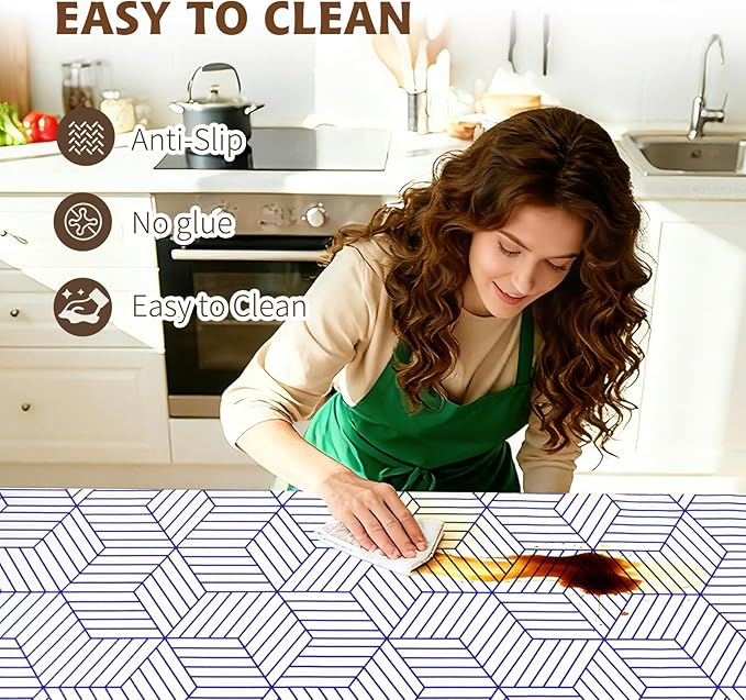 Shelf Liners for Kitchen Cabinets 12in x 20FT, Non Adhesive Cabinet Liner - Image 4
